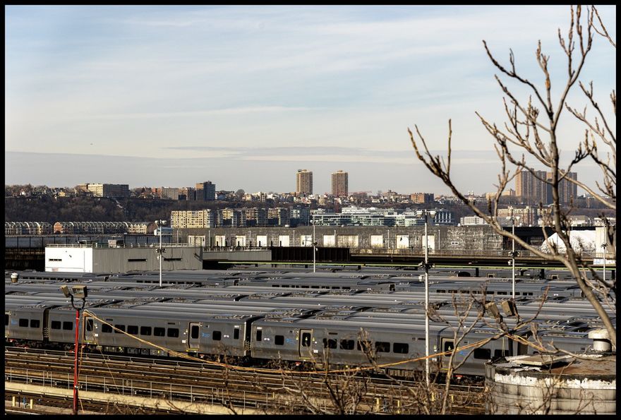 La nuova Ferrovia West Side vista dalla High Line